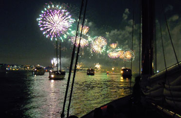 Fourth of July Cruise aboard Yacht Manhattan with Fireworks in the Sky